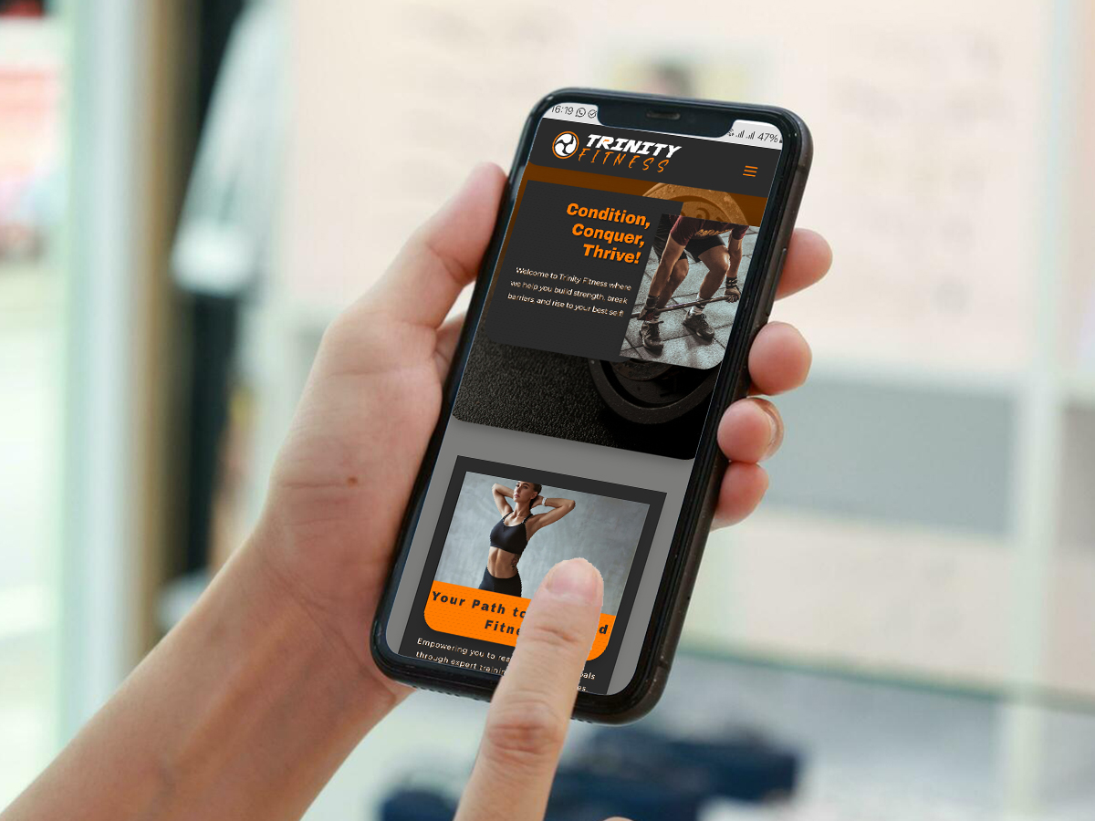 Trinity Fitness Mobile Preview