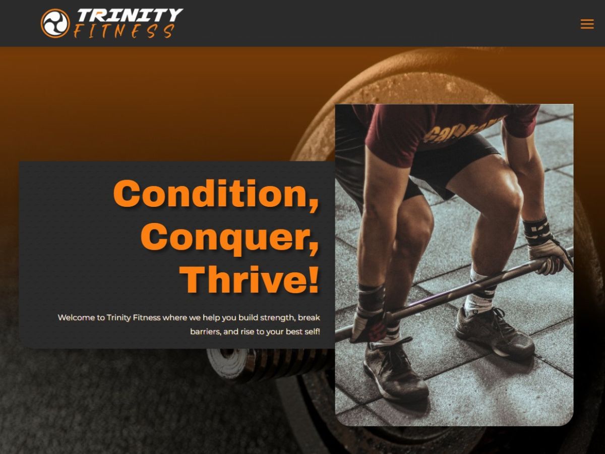 Trinity Fitness Project Header